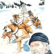 ハリソンもシブい!犬漫画「銀牙」高橋よしひろが描く『野性の呼び声』特別ポスター!