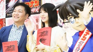 浜辺美波、山口勝平“工藤新一”から「夜まで頑張れよ、バーロー」と激励され歓喜！