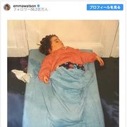 小さなエマ・ワトソンに大反響!30歳バースデーで幼少期フォト公開