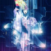 神秘的な草薙素子!「VR能 攻殻機動隊」ビジュアル