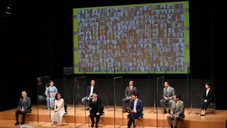 「半沢直樹」香川照之、いとこの土下座は阻止!?会見に“チーム歌舞伎”ズラリ