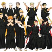 「ハイキュー!!」キャラの和装応援団イラスト!9月26日からフェア開催