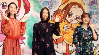 森川葵&松井玲奈&百田夏菜子、大好きな「おジャ魔女」新作参加に感激