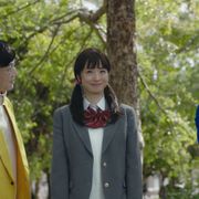 上戸彩の制服&ツインテール姿!未来のしずかちゃんに