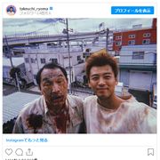 悲鳴続出!竹内涼真&ゾンビの2ショットがリアルすぎ
