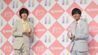 永瀬廉、道枝駿佑との仲良しぶりアピール!久々共演で成長に驚き