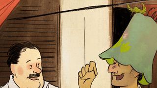 有刺鉄線を越えた友情…収容所で描き続けた画家の実話『ジュゼップ　戦場の画家』場面カット