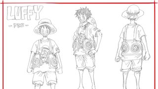 『ONE PIECE FILM RED』尾田栄一郎デザインの設定画公開　麦わらの一味が“フェス衣裳”に