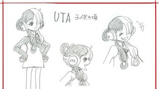 『ONE PIECE』新作映画、シャンクス娘の幼少期が登場へ ウタ子供時代の設定画公開