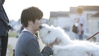 かわいすぎるNG!『ハウ』田中圭と俳優犬のオフショット映像公開