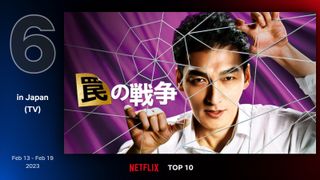 「罠の戦争」2週連続ネトフリ日本トップ10入り！