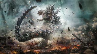 『ゴジラ-1.0』新たな全身ビジュアル、ゴジラ&キャラクター場面写真と同時公開