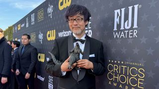 『ゴジラ-1.0』山崎貴監督、ハリソン・フォードと会話 オスカー前哨戦でハリウッド俳優とレカペ闊歩