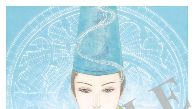 陰陽師 岡野玲子イラスト非売品のタペストリー マンガのスコア LEGEND28岡野玲子 行きて帰りし物語