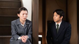 ＜虎に翼 第34回＞轟（戸塚純貴）とよね（土居志央梨）が花岡（岩田剛典）を非難する