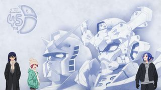 ガンダム新作『GQuuuuuuX』雪像がさっぽろ雪まつり登場　記念ビジュアルも公開