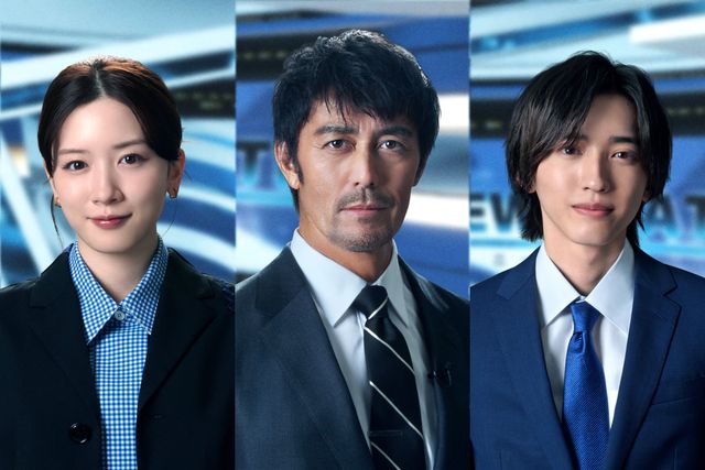 阿部寛、3年ぶり6回目の日曜劇場主演　永野芽郁＆道枝駿佑と初共演「キャスター」4月放送開始