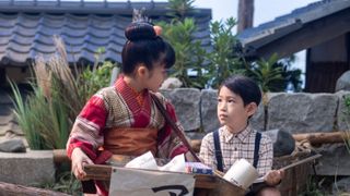 <あんぱん第9回>嵩(木村優来)が登美子(松嶋菜々子)を探す