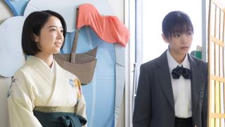 ドラマ「ちはやふる」タイパ重視の主人公・めぐる(當真あみ)と大江奏(上白石萌音)が出会う 第1話場面写真が公開