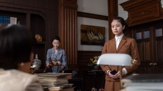朝ドラ「あんぱん」第96回　のぶ（今田美桜）、鉄子（戸田恵子）に頭を下げる