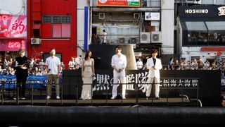 大沢たかおら『沈黙の艦隊』チーム、大阪上陸で熱狂　津田健次郎は地元凱旋に感激