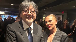 細田守監督&スカーレット・ヨハンソン、夢の2ショット!『果てしなきスカーレット』トロント映画祭で公式上映