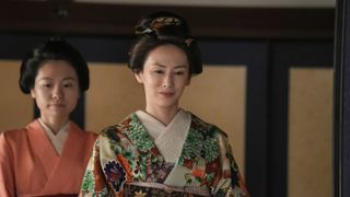 <ばけばけ第2回>タエ(北川景子)がトキ(福地美晴)を否定する