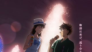 「キッドVS白馬 青の玉座」アニメ放送決定！快斗＆青子の新ビジュアル公開