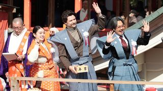 「ばけばけ」トミー・バストウ、節分祭で予告　「必ずまた楽しい日々が訪れます」