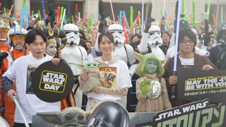 「スター・ウォーズの日」みなとみらいに約3,000人集結！森川智之＆佐々木久美らと盛大にカウントダウン