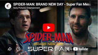 『スパイダーマン:BND』トム・ホランド&“神”メッシが夢の共演 NYの街で一緒にウェブスイング