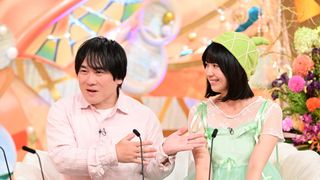 漫画家・大石浩二＆タレント・山口めろん夫婦が「新婚さんいらっしゃい！」登場　“結婚ジャンプ”を初公開