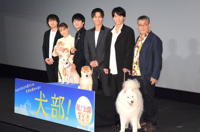 林遣都、中川大志、大原櫻子、浅香航大がキュートな犬たちと登壇！『犬部！』初日舞台あいさつ：フォトギャラリー