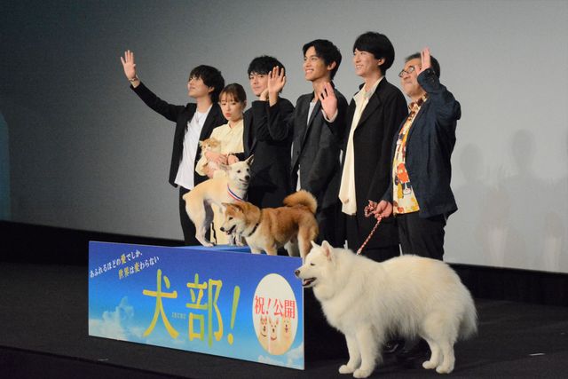 林遣都、中川大志、大原櫻子、浅香航大がキュートな犬たちと登壇！『犬部！』初日舞台あいさつ（14枚目）