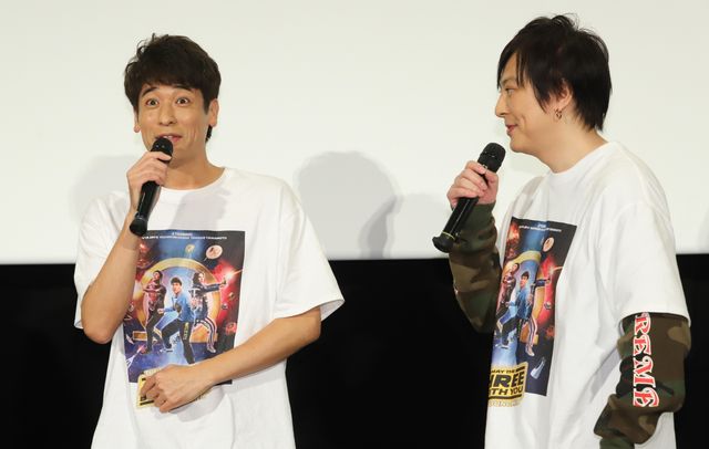 『映画 THE3名様Ω～これってフツーに事件じゃね?!～』初日舞台あいさつの様子（7枚目）