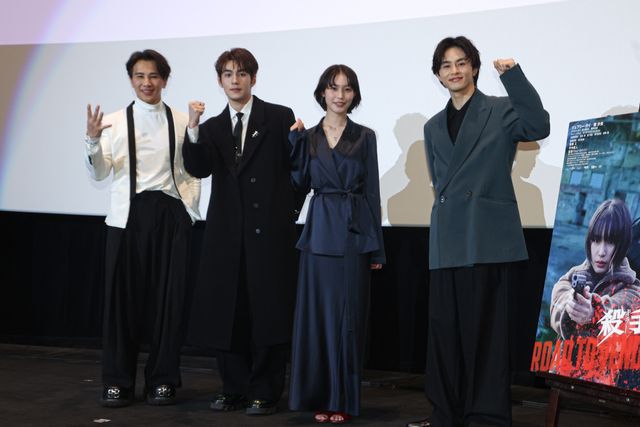 ジェフリー・ガイ来日！南沙良、草川拓弥と舞台挨拶『殺手#4』（キラー・ナンバー4）初日：フォトギャラリー