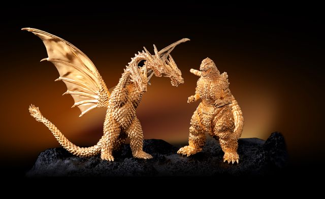 純金の「ゴジラVSキングギドラ」フォトギャラリー（10枚目）