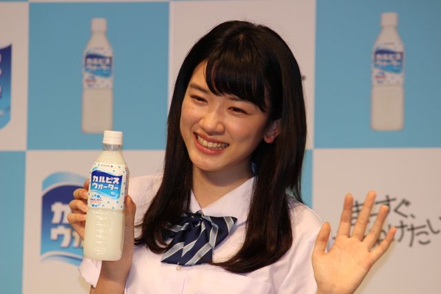 注目の美少女・永野芽郁のはじける笑顔がかわいすぎ！「カルピスウォーター」新TVCM発表会フォトギャラリー（7枚目）
