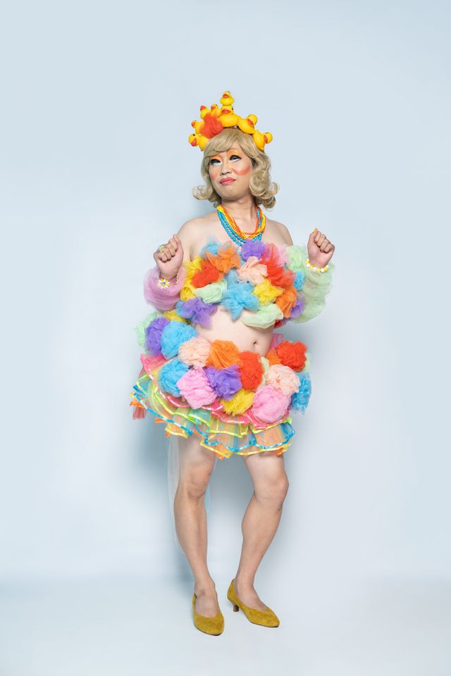 映画『ひみつのなっちゃん。』渡部秀＆前野朋哉のドラァグクイーンドレス姿（5枚目）