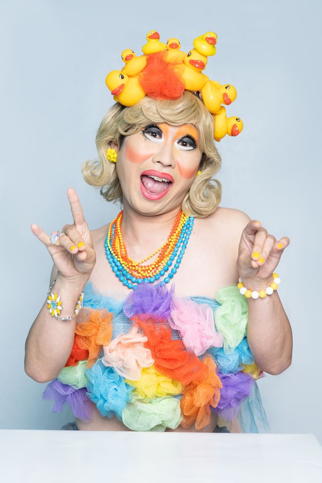 映画『ひみつのなっちゃん。』渡部秀＆前野朋哉のドラァグクイーンドレス姿（6枚目）