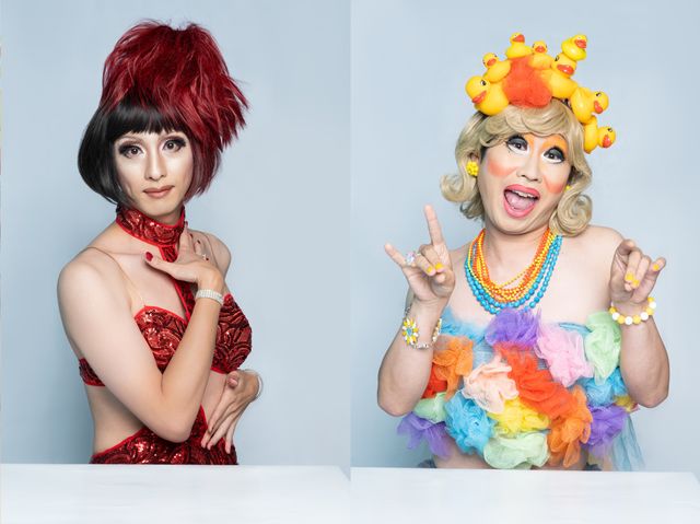 映画『ひみつのなっちゃん。』渡部秀＆前野朋哉のドラァグクイーンドレス姿（13枚目）
