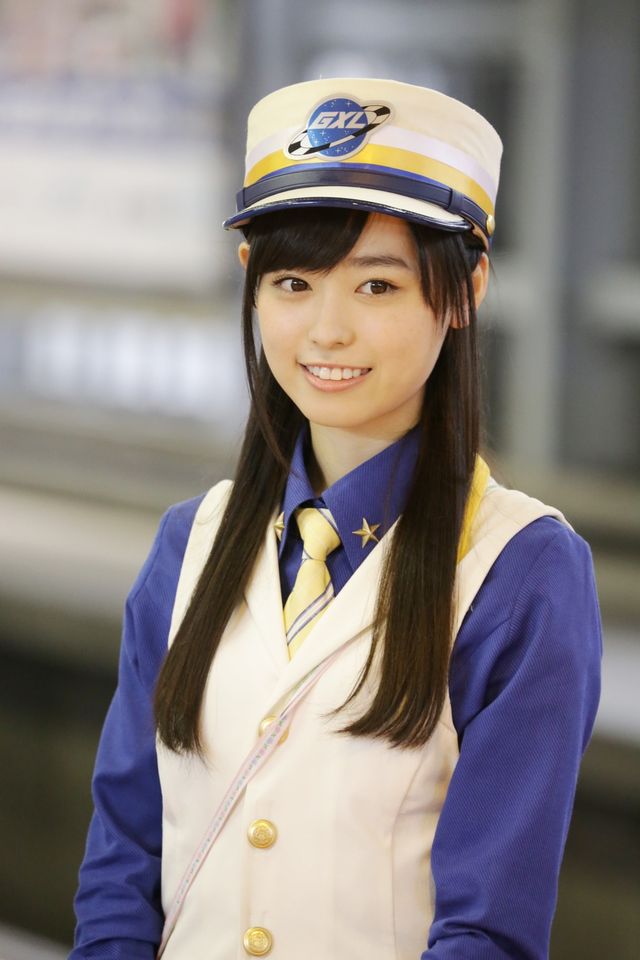 まいんちゃんこと福原遥の車掌姿！「スペシャルトッキュウレッシャー」出発式フォトギャラリー：フォトギャラリー