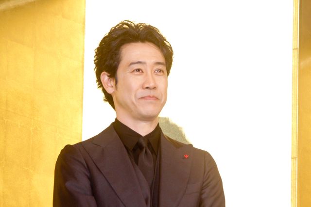 大泉洋、堤真一、長尾謙杜、松本若菜ら金屏風を背景にトーク！『室町無頼』初日舞台挨拶（13枚目）