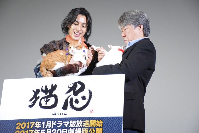 「猫侍」あなごも登場！「猫忍」試写会フォトギャラリー（2枚目）