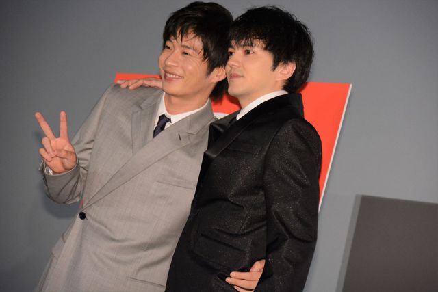 田中圭＆林遣都のキュートな笑顔！『劇場版おっさんずラブ　～LOVE or DEAD～』大ヒット御礼舞台あいさつ（12枚目）