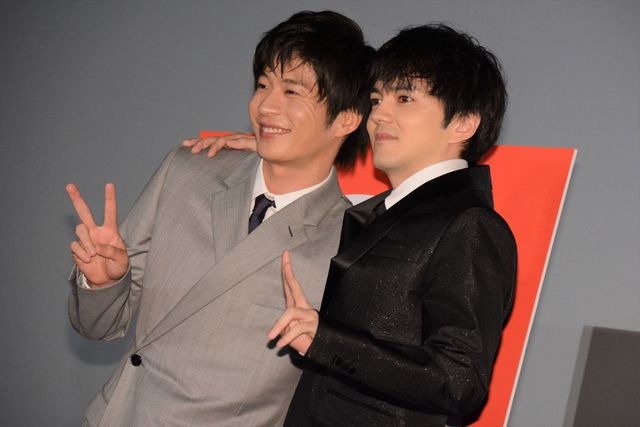 田中圭＆林遣都のキュートな笑顔！『劇場版おっさんずラブ　～LOVE or DEAD～』大ヒット御礼舞台あいさつ（13枚目）