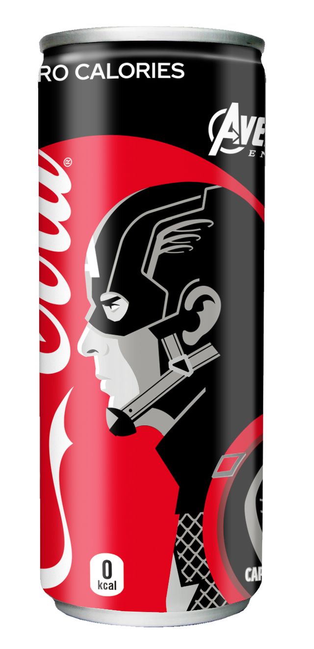 アベンジャーズ×コカ・コーラ ゼロ、コラボ缶が発売（2枚目）