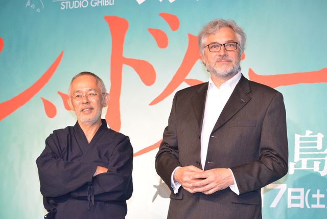 宮崎駿について語った鈴木敏夫プロデューサーと、『レッドタートル』のマイケル・デュドク・ドゥ・ヴィット監督