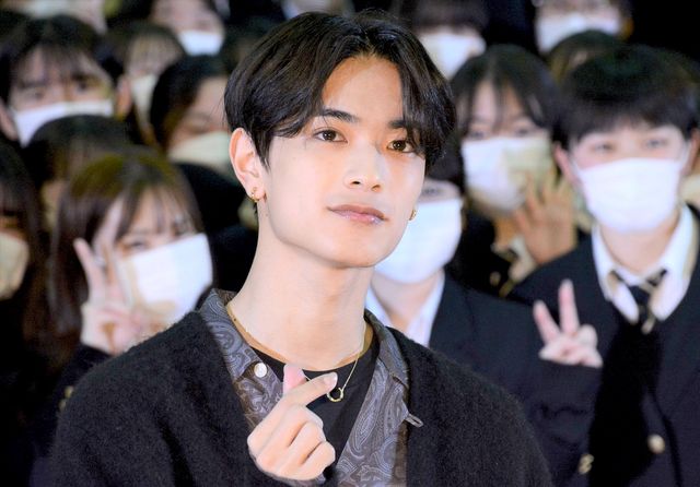 高橋恭平、女子校にサプライズ登場で黄色い悲鳴！映画『なのに、千輝くんが甘すぎる。』公開直前イベント（2枚目）