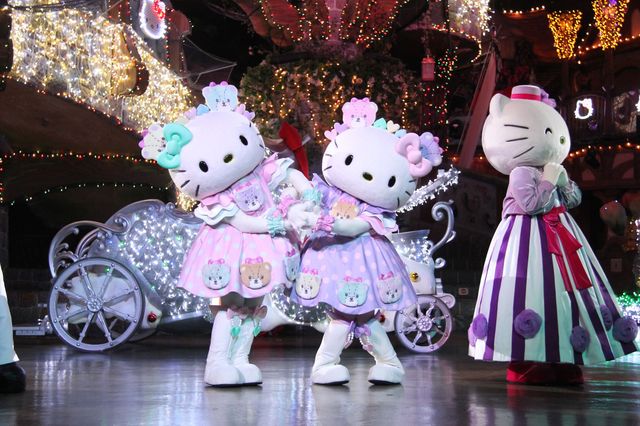 キティちゃん×プロジェクションマッピング！パレードの様子を公開！フォトギャラリー：フォトギャラリー